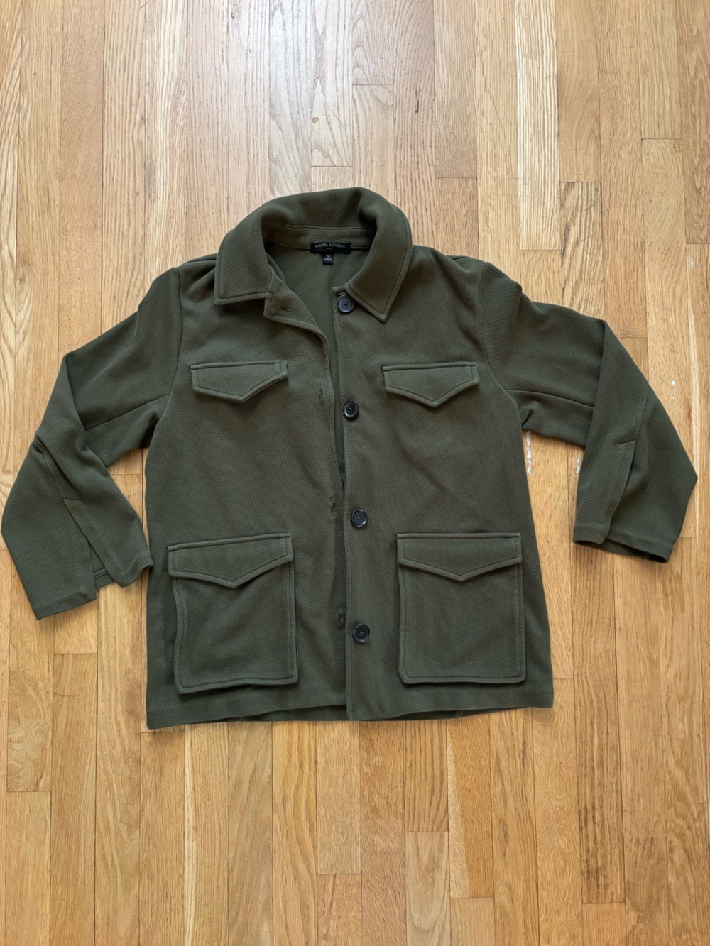 Banana Republic Boxy Twill Utility Jacket
